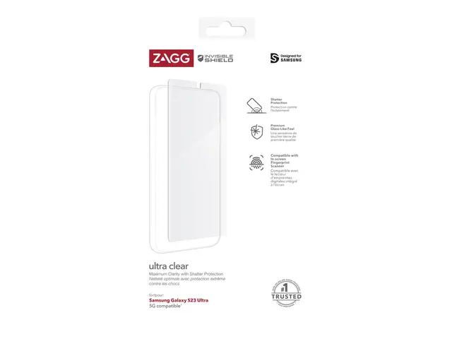 ZAGG InvisibleShield Ultra Clear - Skjermbeskyttelse for mobiltele...