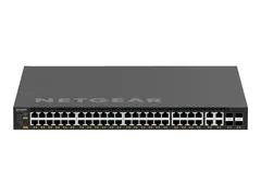 NETGEAR M4350-44M4X4V - Switch L3 - Styrt - 44 x 100/1000/2.5G (PoE++) + 4 x 100/1000/2.5/5/10G (PoE++) + 4 x 25 Gigabit SFP28 - front til bakside-luftflyt - rackmonterbar - PoE++ (3314 W)