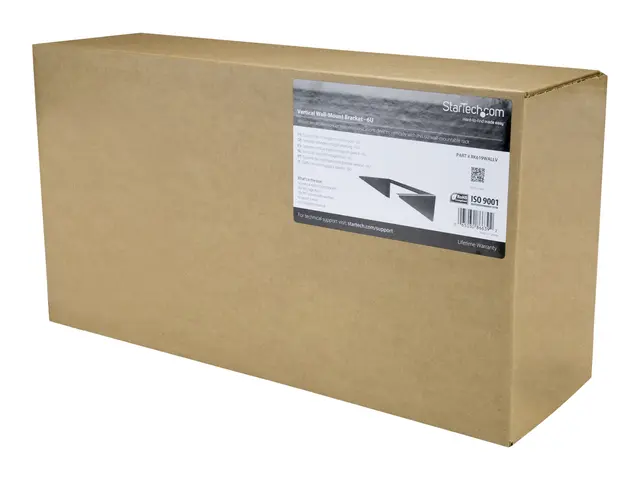 Startech 6U Wall Mount Patch Panel Bracket - 19 in Steel Vertical ...