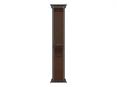 Apple - Sløyfe for smart armbåndsur - 49 mm, svart titanfinish M/L-størrelse - mørkebrun