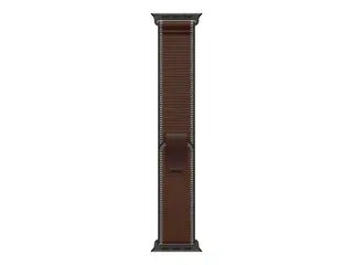 Apple - Sløyfe for smart armbåndsur - 49 mm, svart titanfinish M/L-størrelse - mørkebrun