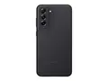 OtterBox React Series - Baksidedeksel for mobiltelefon polyuretan, polykarbonat - svart krystall (klar/svart) - for Samsung Galaxy S21 FE 5G