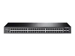 TP-Link JetStream T2600G-52TS - Switch - Styrt 48 x 10/100/1000 + 4 x Gigabit SFP - rackmonterbar