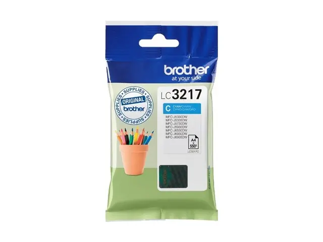 Brother LC3217C - Cyan original blekkpatron for MFC-J5335DW, MFC-J...