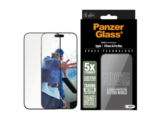 PanzerGlass - Skjermbeskyttelse for mobiltelefon ultrabred passfor...