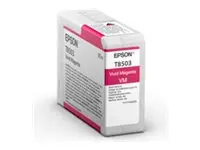 Epson T8503 - 80 ml - livlig magenta original - blekkpatron - for SureColor P800
