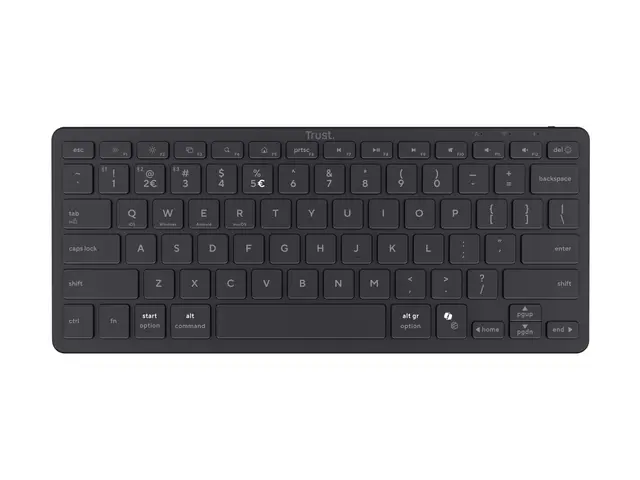 Trust Nado II - Tastatur compact trådløs Bluetooth QWERTY Nordisk ...