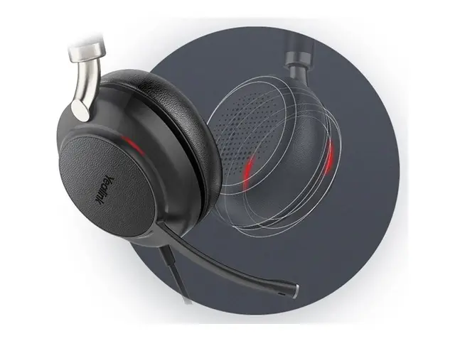 Yealink UH38 Mono - Hodesett on-ear Bluetooth trådløs, kablet USB ...