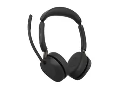Jabra Evolve3 65 MS - hodesett - USB-A via Bluetooth-adapter, USB-C