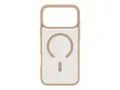 KEY - Baksidedeksel for mobiltelefon - MagSafe-samsvar polykarbonat - linbeige - for Apple iPhone 17 Pro Max