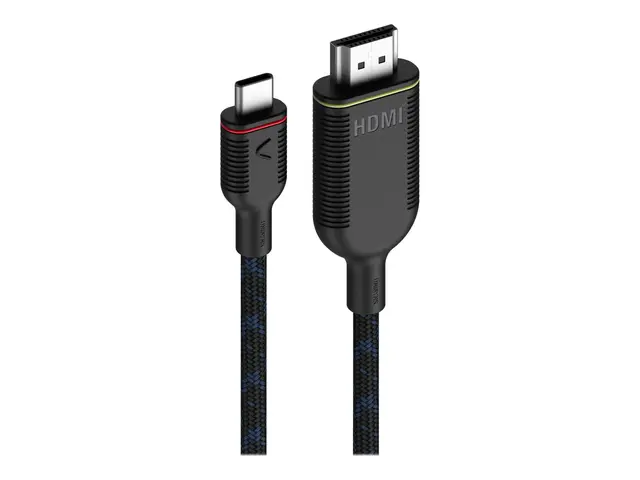 Unisynk - Adapterkabel 24 pin USB-C hann til HDMI 1.5 m dobbeltiso...
