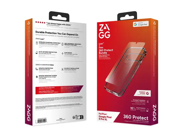 ZAGG Luxe - Baksidedeksel for mobiltelefon - grafen - blank - med ...