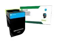 Lexmark X317 - Cyan original tonerpatron LCCP, LRP for CS317dn, CS...