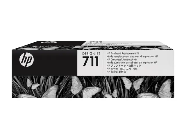 HP 711 - Svart, gul, cyan, magenta - skriverhode - for DesignJet T...