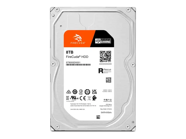 Seagate FireCuda ST8000DXA01 - Harddisk - 8 TB - intern - 3.5" - S...