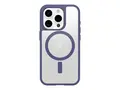 OtterBox React Series - Baksidedeksel for mobiltelefon MagSafe-samsvar - polykarbonatlag, termoplastisk elastomer (TPE) - denver skumringslilla - for Apple iPhone 16 Pro