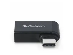 StarTech.com Right Angled USB-C to USB-A Adapter, USB 5Gbps, Compact USB-C Male to USB-A Female Adapter, Metal Housing, M/F USB type C-adapter - USB-C til USB