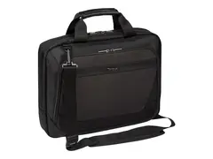 Targus CitySmart Slimline Topload Notebookb&#230;reveske - 12&quot; - 14&quot; - svart, gr&#229;