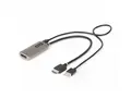 StarTech.com HDMI to DisplayPort Adapter, 8K 60Hz, Active Video Converter Adapterkabel - HDMI hann til DisplayPort hunn - 30 cm - romgr&#229; - 8K 60Hz st&#248;tte, aktiv, Enretnings