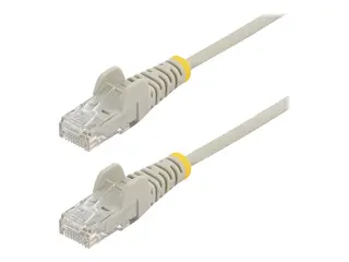 STARTECH 3M SLIM CAT6 CABLE - GREY SNAGLESS - 28 AWG COPPER WIRE