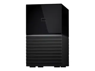 WD My Book Duo WDBFBE0280JBK - Harddiskarray 28 TB - 2 brønner - HDD 14 TB x 2 - USB 3.1 Gen 1 (ekstern)