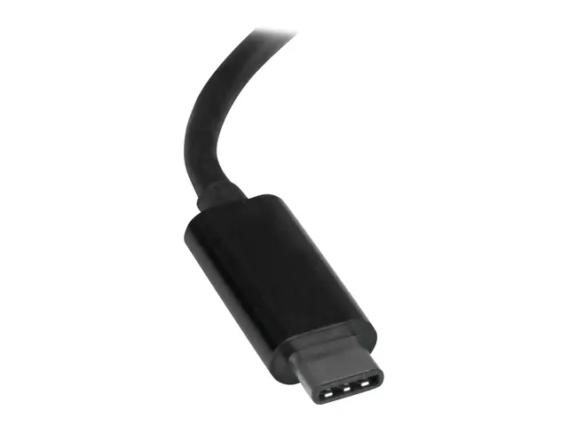 StarTech.com USB C to Gigabit Ethernet Adapter - Black 3.1 RJ45 LA...