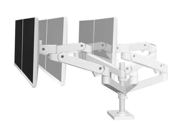 Ergotron LX Pro - Monteringssett (dobbel stablearm) for 2 LCD-skje...