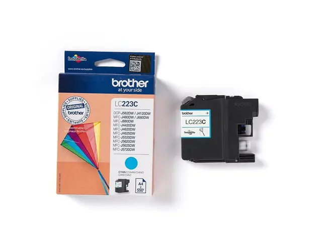 Brother LC223C - Cyan - original - blekkpatron - for Brother DCP-J...