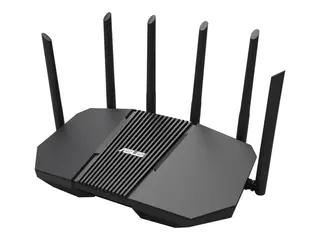 ASUS RT-BE90U - Trådløs ruter 4-portssvitsj 2.5GbE, Wi-Fi 7, 10GbE, 5GbE - WAN-porter: 2 Multibånd