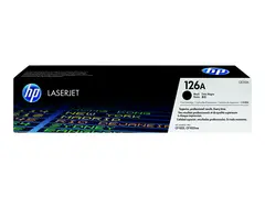 HP 126A - Svart - original - LaserJet - tonerpatron (CE310A) for Color LaserJet Pro CP1025; LaserJet Pro MFP M175; TopShot LaserJet Pro M275