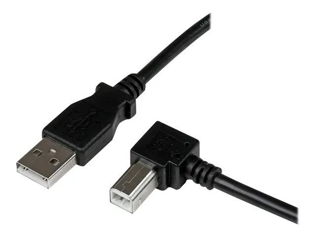 StarTech.com 3m USB 2.0 A to Right Angle B Cable Cord - 3 m Printe...