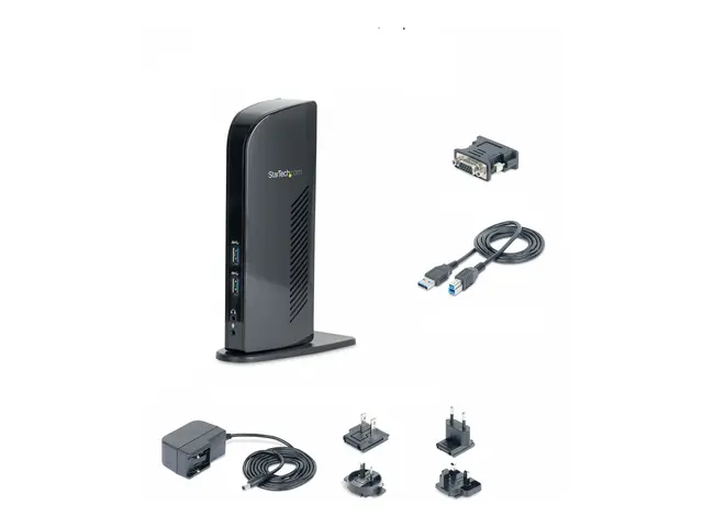 StarTech.com Dual Monitor USB 3.0 Laptop Docking Station with HDMI...