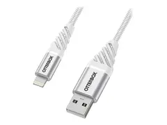 OtterBox Premium - Lightning-kabel - USB hann til Lightning hann 1 m - skyhvit