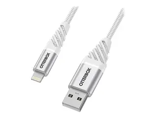 OtterBox Premium - Lightning-kabel - USB hann til Lightning hann 1 m - skyhvit