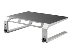 StarTech.com Monitor Riser Stand - For up to 32&quot; Monitor Height Adjustable - Computer Monitor Riser - Steel and Aluminum (MONSTND) - Stativ - for Skjerm - aluminium, st&#229;l - skjermst&#248;rrelse: 32&quot; - skrivebord