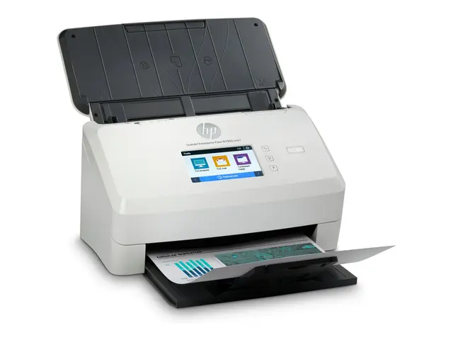 HP ScanJet Enterprise Flow N7000 snw1 Dokumentskanner - CMOS / CIS - Dupleks - 216 x 3100 mm - 600 dpi x 600 dpi - inntil 75 spm (mono) / inntil 75 spm (farge) - ADF (80 ark) - inntil 7500 skann pr. dag - USB 3.0, LAN, Wi-Fi(n) 
