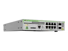 Allied Telesis CentreCOM AT-GS970M/10PS Switch - L3 - Styrt - 8 x 10/100/1000 (PoE+) + 2 x SFP (mini-GBIC) (opplink) - stasjonær - PoE+ (124 W)