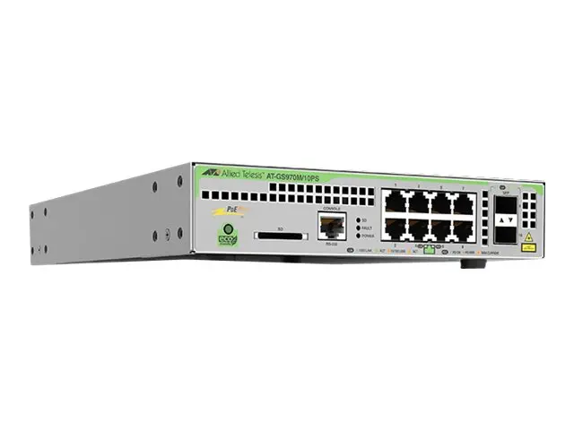 Allied Telesis CentreCOM AT-GS970M/10PS - Switch - L3 - Styrt - 8 ...