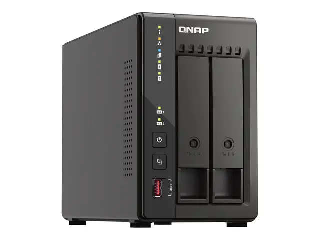 QNAP TS-253E - NAS-server 2 brønner SATA 6Gb/s RAID 0, 1, 5, 6, 10...