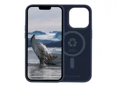 dbramante1928 Monaco - Baksidedeksel for mobiltelefon MagSafe-samsvar - 100 % resirkulert plast - asurblå - for Apple iPhone 14 Pro