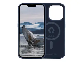 dbramante1928 Monaco - Baksidedeksel for mobiltelefon MagSafe-samsvar - 100 % resirkulert plast - asurblå - for Apple iPhone 14 Pro