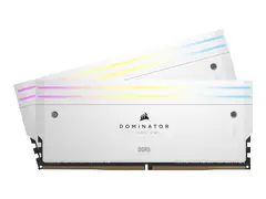 CORSAIR Dominator Titanium RGB DDR5 - sett - 48 GB: 2 x 24 GB - DIMM 288-pin - 6000 MHz / PC5-48000 - CL30 - 1.4 V - ikke-bufret - ikke-ECC - hvit