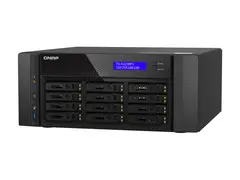 QNAP TS-h1290FX - NAS-server - 12 br&#248;nner SATA 6Gb/s / PCIe (NVMe) / U.2 - RAM 128 GB - 25 Gigabit Ethernet / 2.5 Gigabit Ethernet - iSCSI st&#248;tte