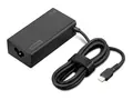 Lenovo - USB-C-strømadapter - AC 100-240 V 65 watt - svart