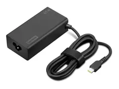 Lenovo - USB-C-strømadapter - AC 100-240 V 65 watt - svart