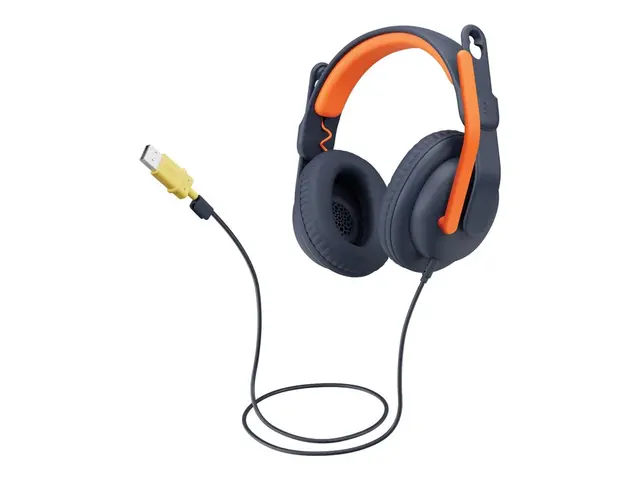 Logitech Zone Learn Wired Over-Ear Headset for Learners, USB-C - H...