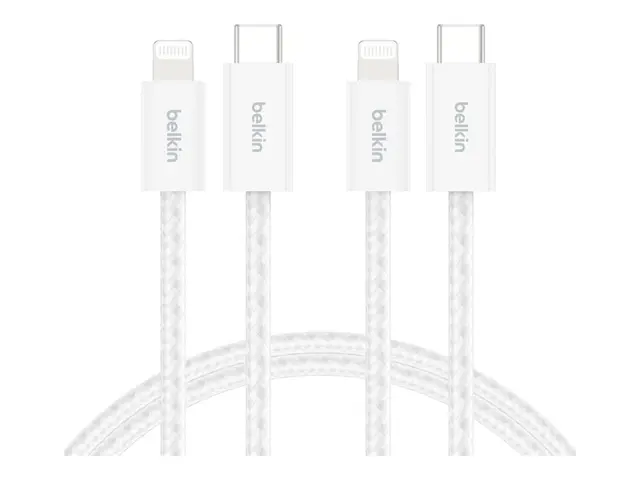 Belkin BoostCharge - Lightning-kabel 24 pin USB-C hann til Lightni...