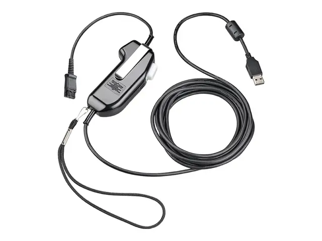 Poly - Hodetelefonkabel TAA-samsvar Quick Disconnect hann til USB ...