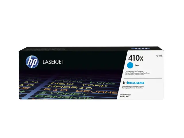 HP 410X - Høy ytelse - cyan - original - LaserJet - tonerpatron (C...