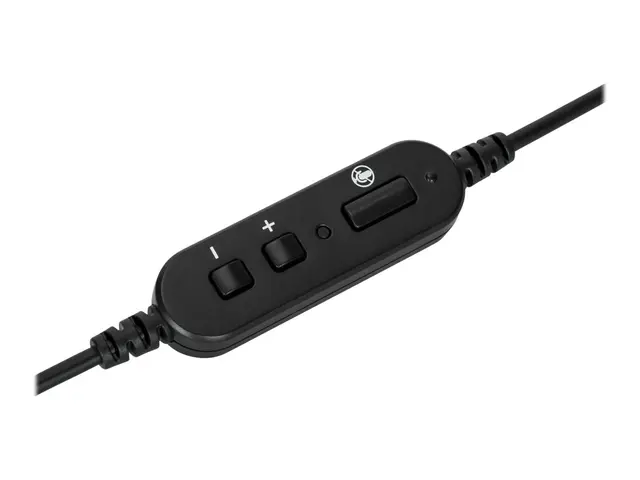 Targus AEH102GL - Hodesett on-ear konvertibel kablet USB-A lydisol...